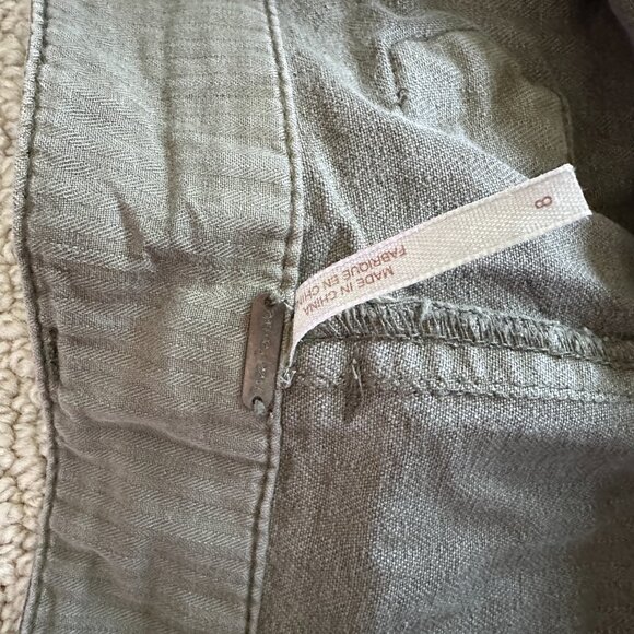 Free People Womens Green High waisted chinos - Picture 10 of 12